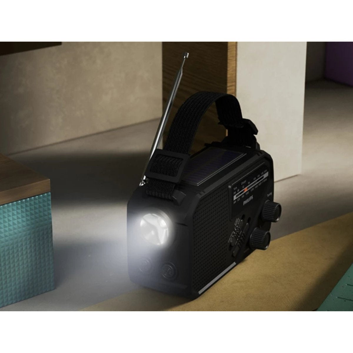 Philips TAR1609/00 Bærbar radio med lommelygte