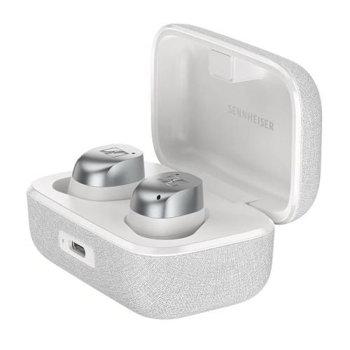 Sennheiser Momentum 4 Virkelige trådløse øreindlæg Silver EU