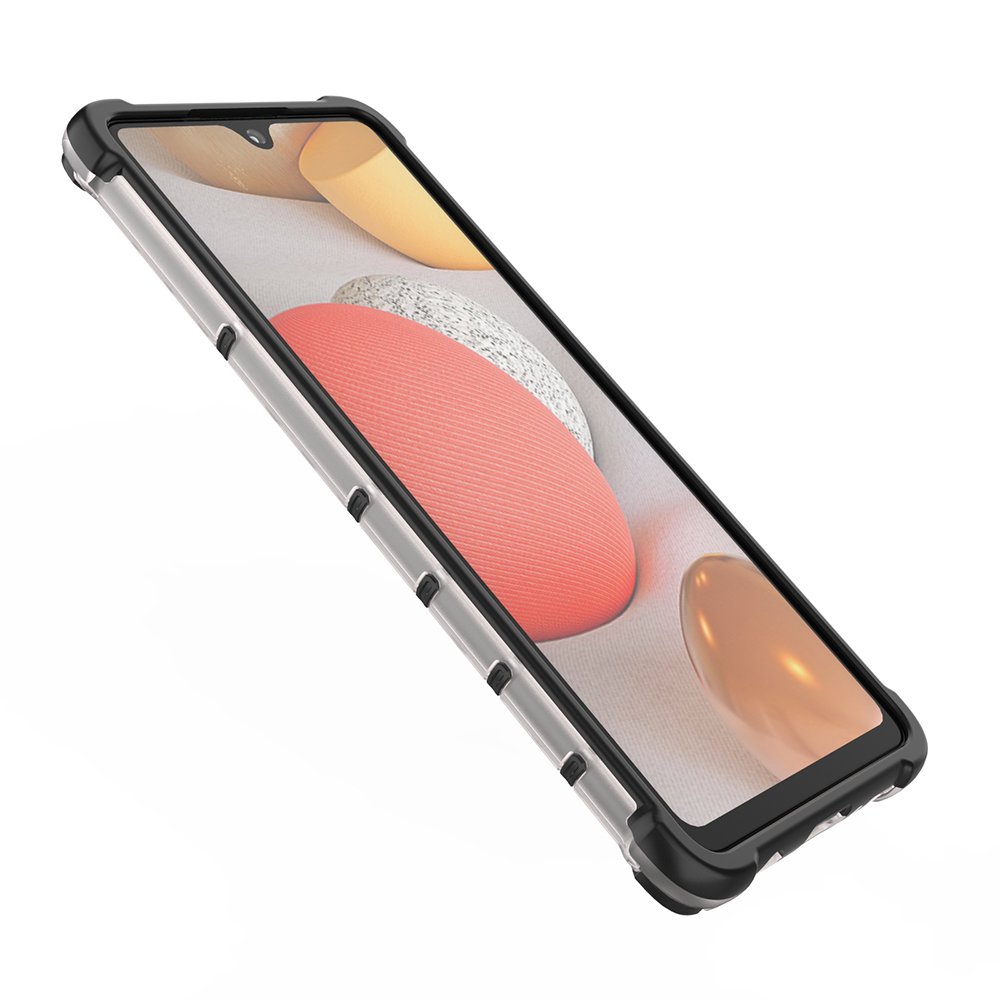 Honeycomb Case armor cover med TPU Bumper til Samsung Galaxy A42 5G blå