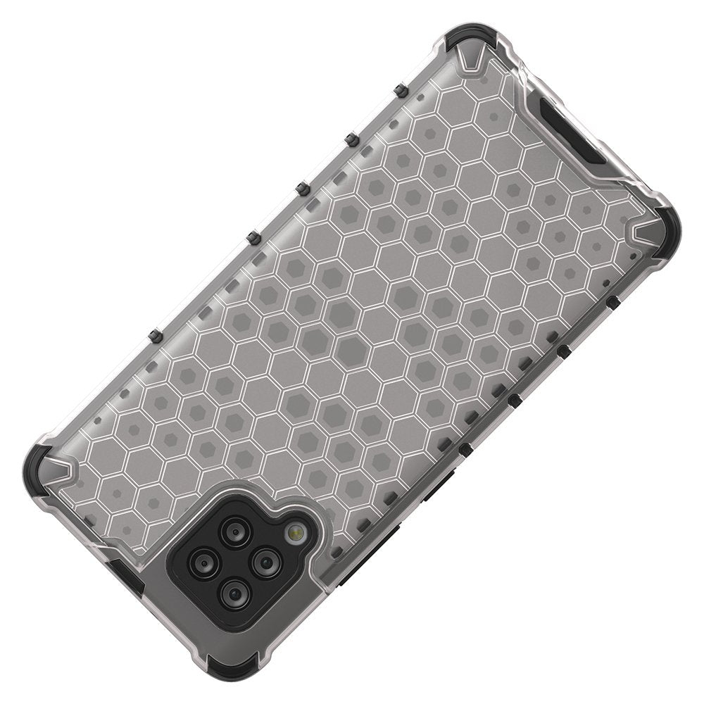 Honeycomb Case armor cover med TPU Bumper til Samsung Galaxy A42 5G grøn