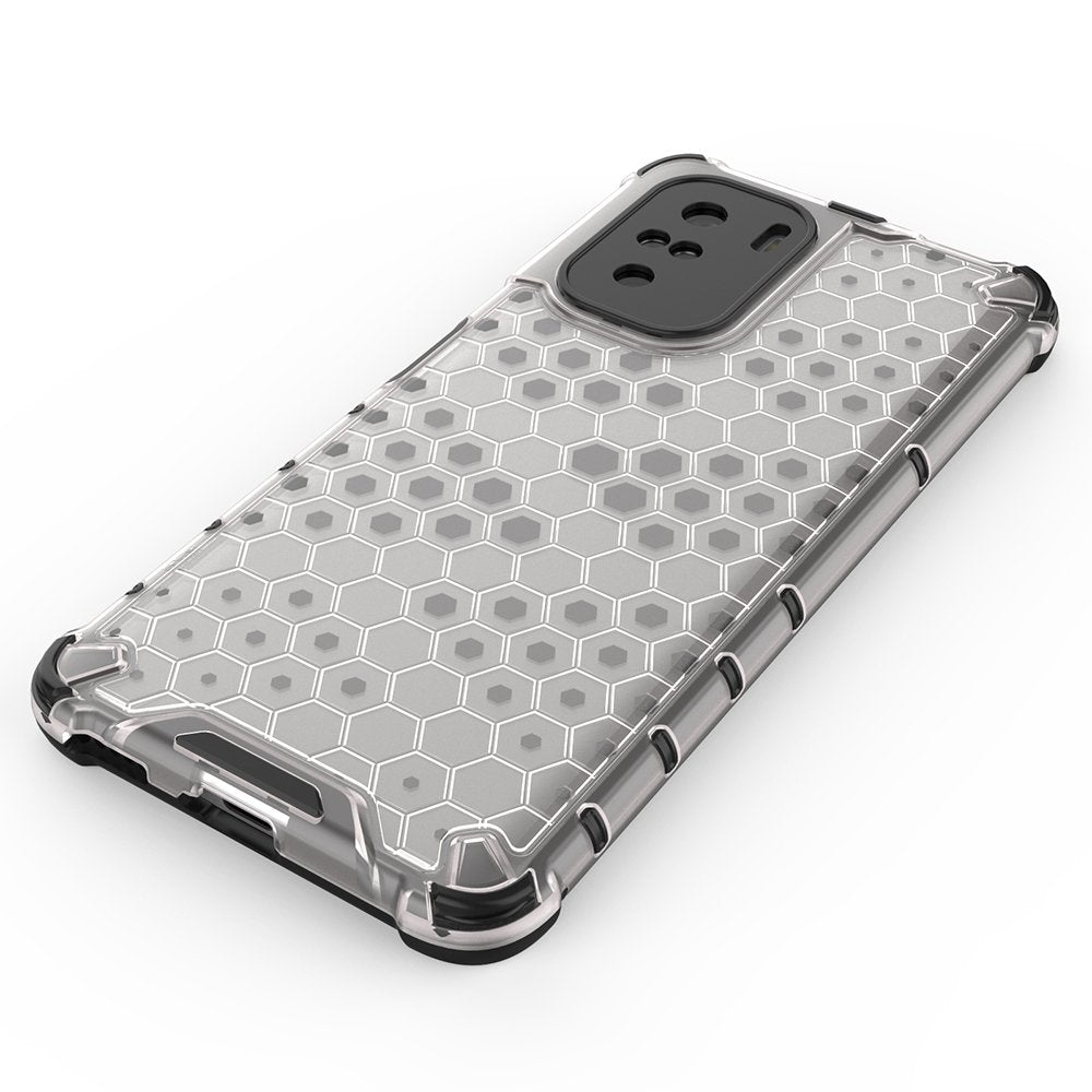 Honeycomb Case armor cover med TPU Bumper til Xiaomi Redmi K40 Pro + / K40 Pro / K40 / Poco F3 blå