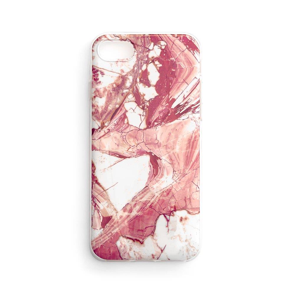 Wozinsky Marble TPU cover til Xiaomi Poco M3 / Xiaomi Redmi 9T pink