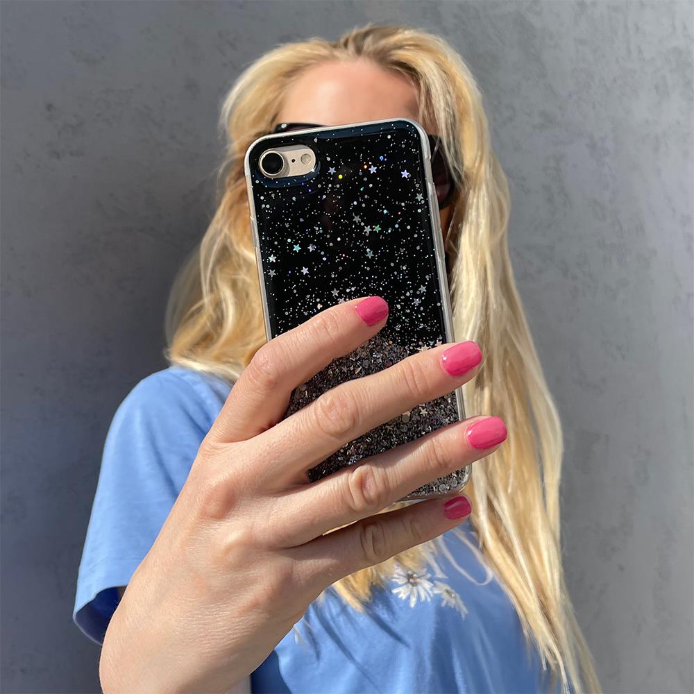 Wozinsky Star Glitter Shining Cover til Xiaomi Redmi K40 Pro + / K40 Pro / K40 / Poco F3 grøn