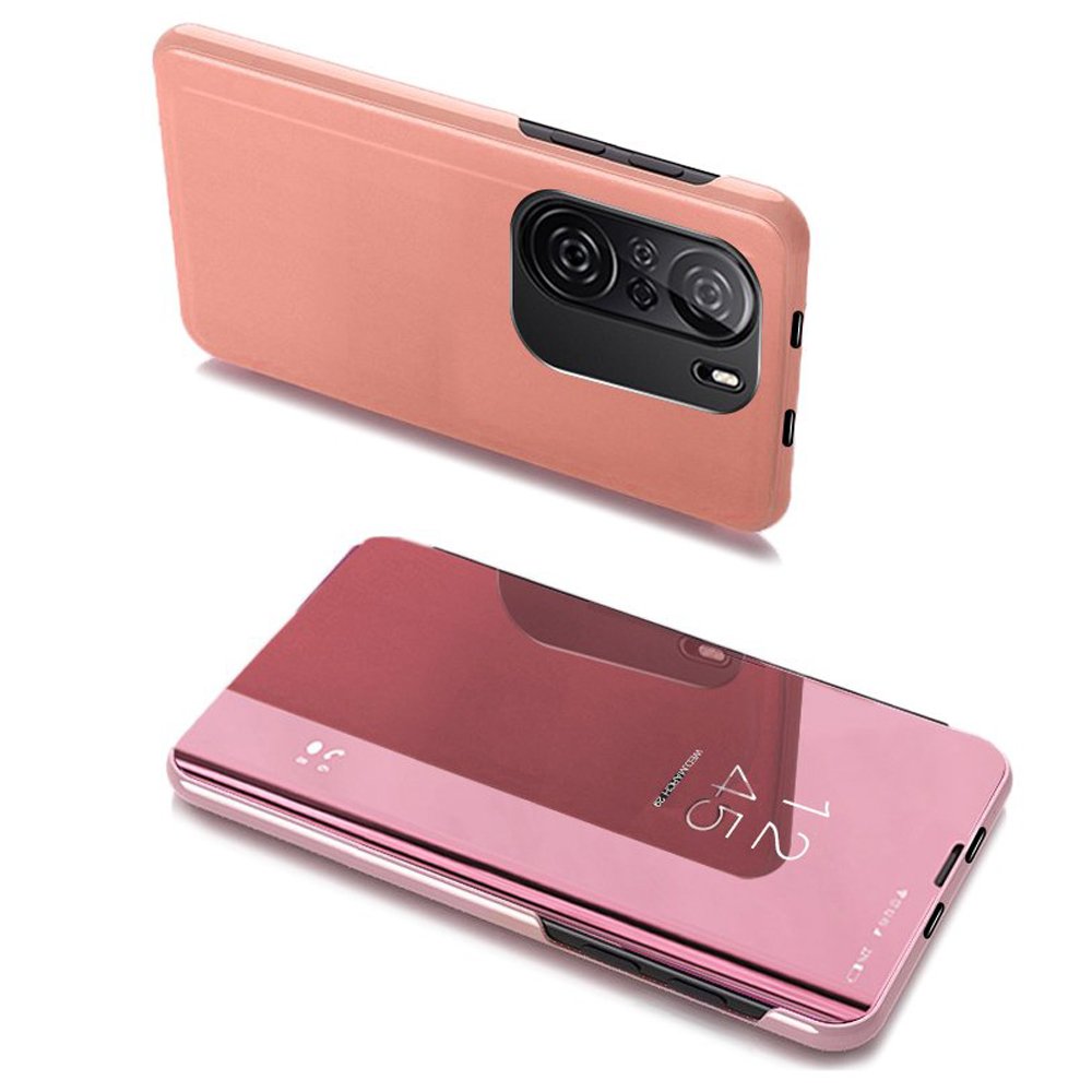 Clear View Case cover til Xiaomi Redmi K40 Pro+ / K40 Pro / K40 / Poco F3 pink