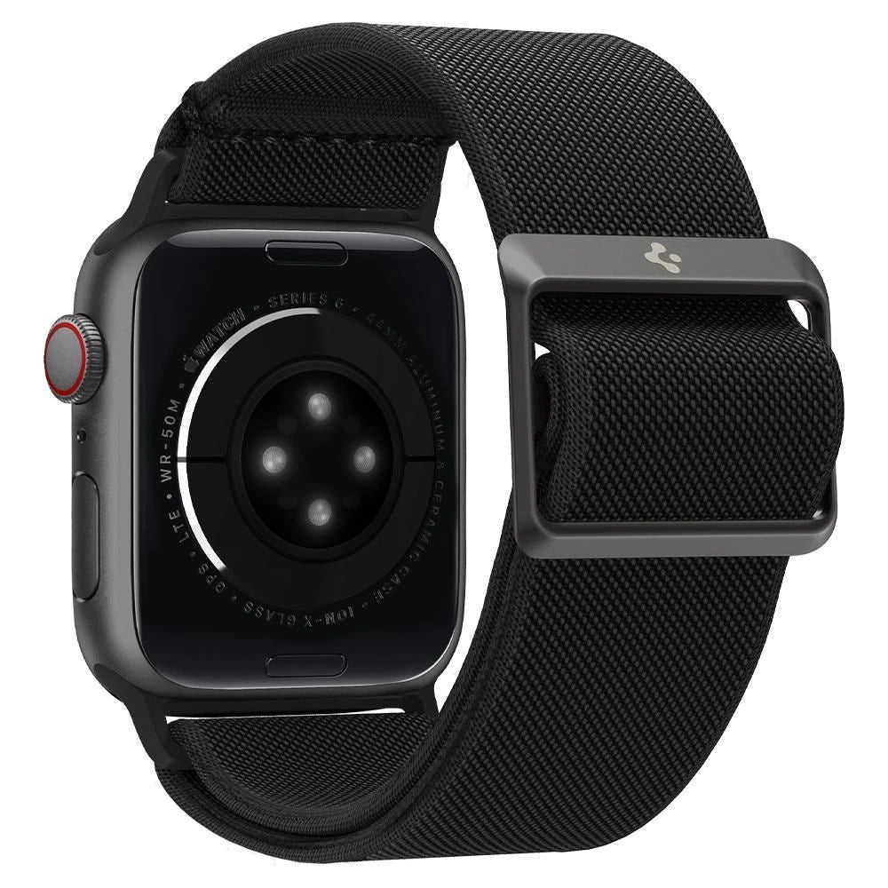 Spigen Fit Lite Strap til Apple Watch 4/5/6/7/8/9/SE/Ultra (42/44/45/49 mm) - sort