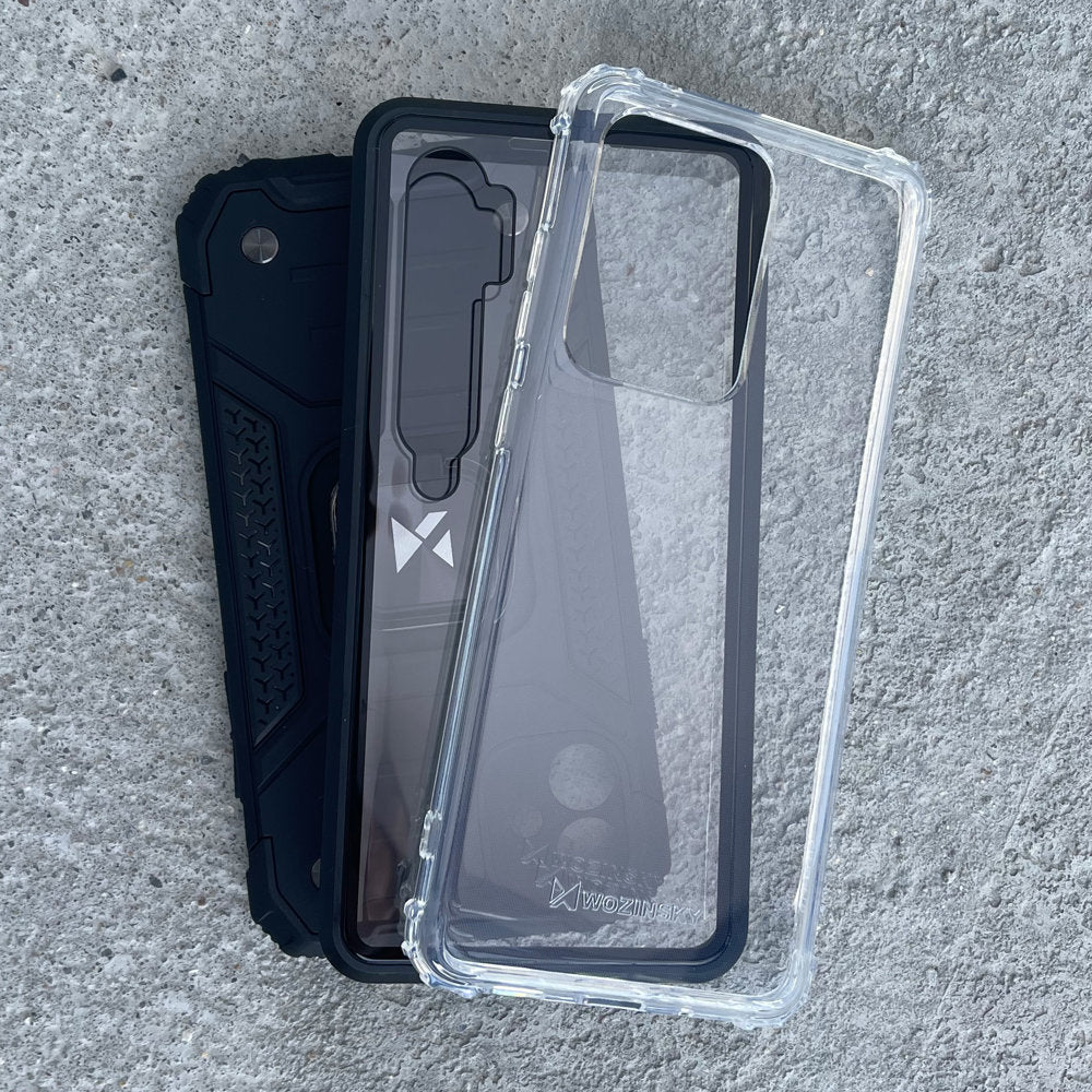 Wozinsky Anti Shock holdbar kuffert med militær beskyttelse til Xiaomi Mi 11 gennemsigtig