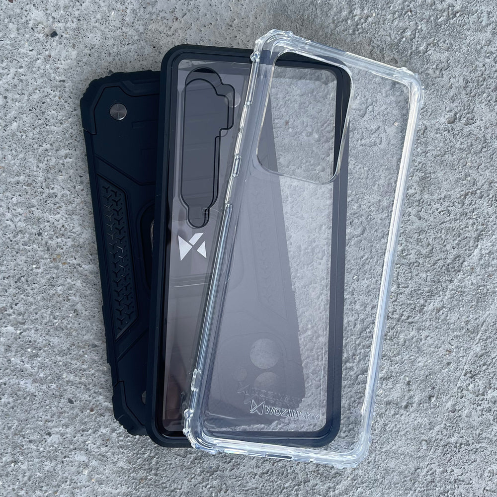 Wozinsky Anti Shock holdbar kuffert med militær beskyttelse til Samsung Galaxy A72 4G gennemsigtig