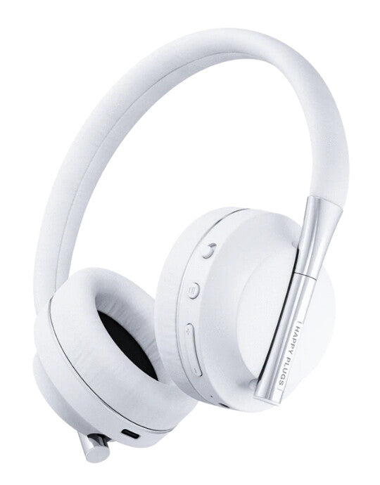 Happy Plugs PLAY Headset Kabel & trådløs USB Type-C Bluetooth Hvid