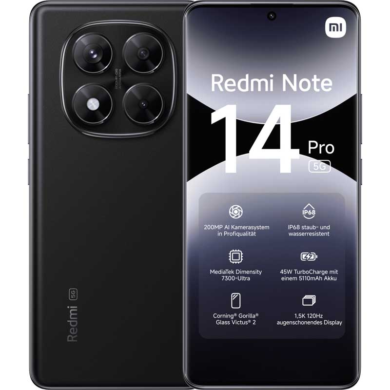 Xiaomi Note 14 Pro 5G 8/256 Midnight Black EU