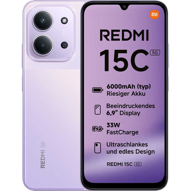 Xiaomi Redmi 15C 4/256GB 5G Dusk Purple EU