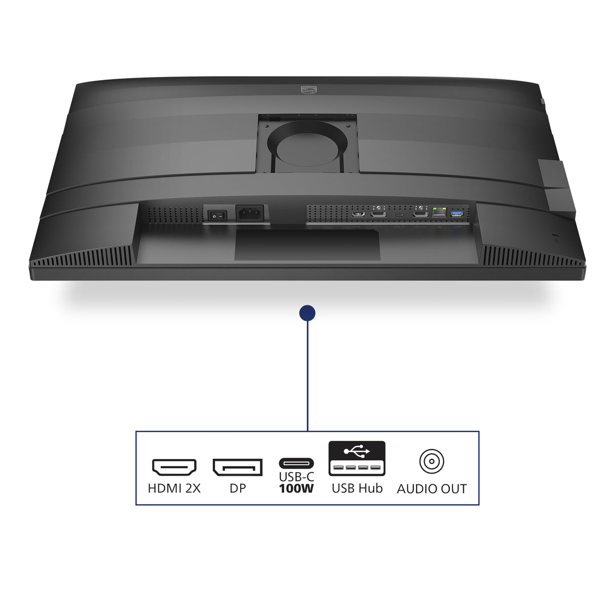 Philips 27B2U4601/00 27 IPS 2560 x 1440 (2K) DisplayPort HDMI USB-C 120 Hz