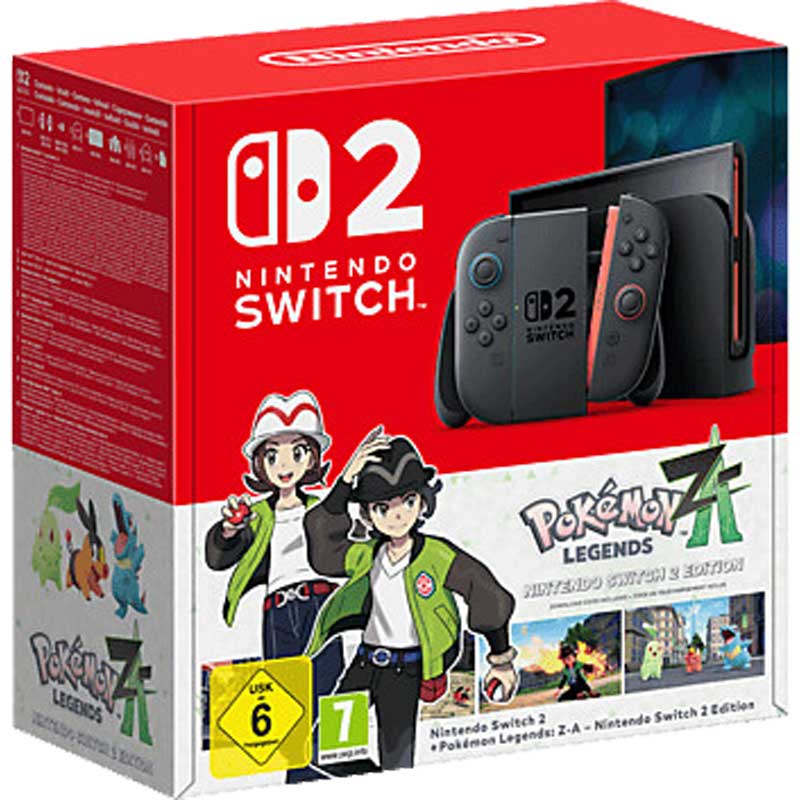 Gaming Nintendo Switch 2 Black + Pokemon Z-A EU