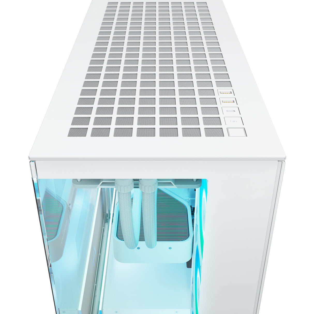 Arctic Xtender Case White Tårn Udvidet ATX Ingen strømforsyning Glass Hvid