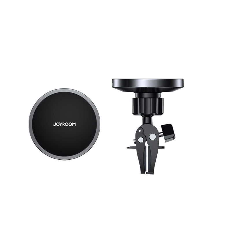 Joyroom Car Magnetic Holder Qi Wireless Inductive Charger 15W (MagSafe Kompatibel til iPhone) Sort (JR-ZS240)