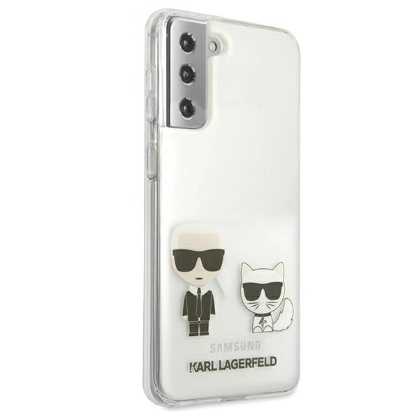 Karl Lagerfeld KLHCS21MCKTR S21+ G996 Hardcase Transparent Karl & Choupette