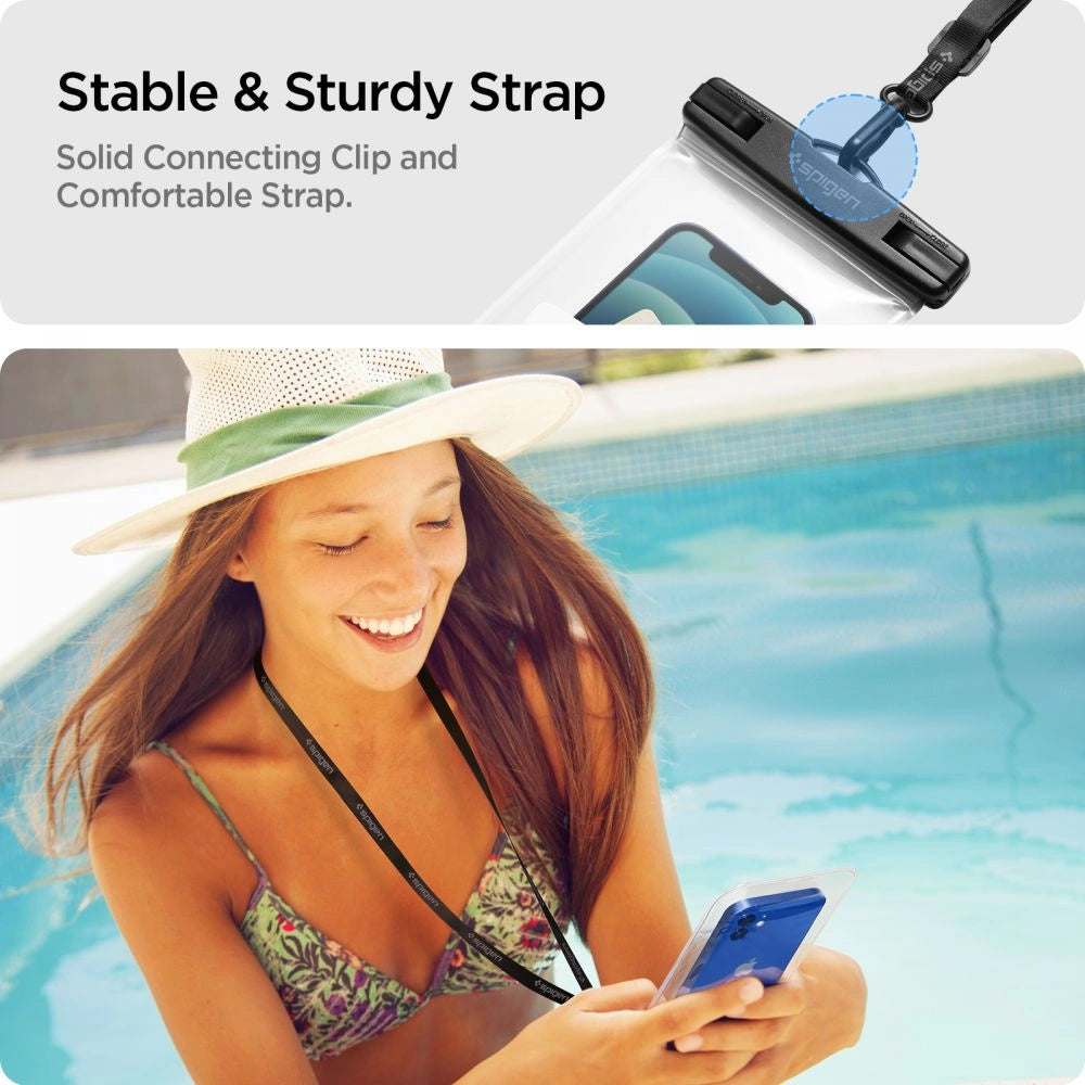 Spigen Spigen Aqua Shield A601 case vandtæt IPX8 - gennemsigtige 2 stykker.