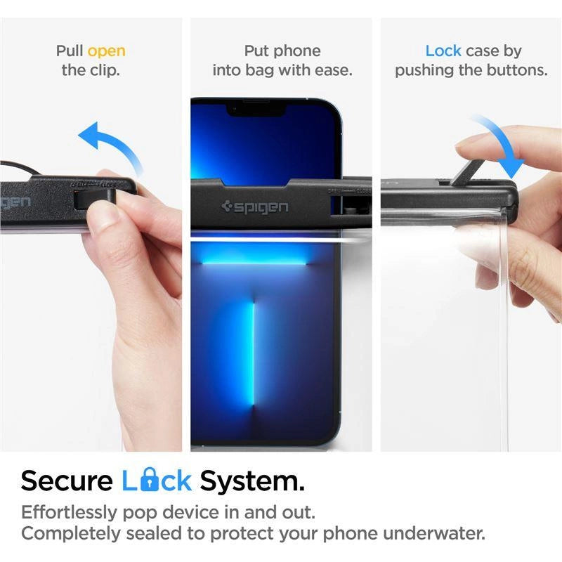 Spigen Spigen Aqua Shield A601 case vandtæt IPX8 - gennemsigtige 2 stykker.