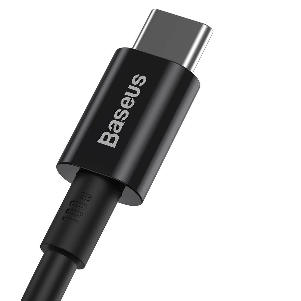 Baseus CATYS-C01 USB-C - USB-C PD QC FCP kabel 100W 5A 480Mb/s 2m - sort
