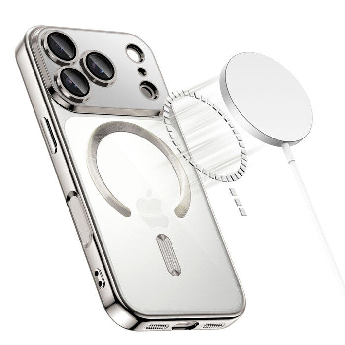Tech-Protect 5906302334605 mobiltelefon etui 17,5 cm (6.9") Cover Sølv, Transparent
