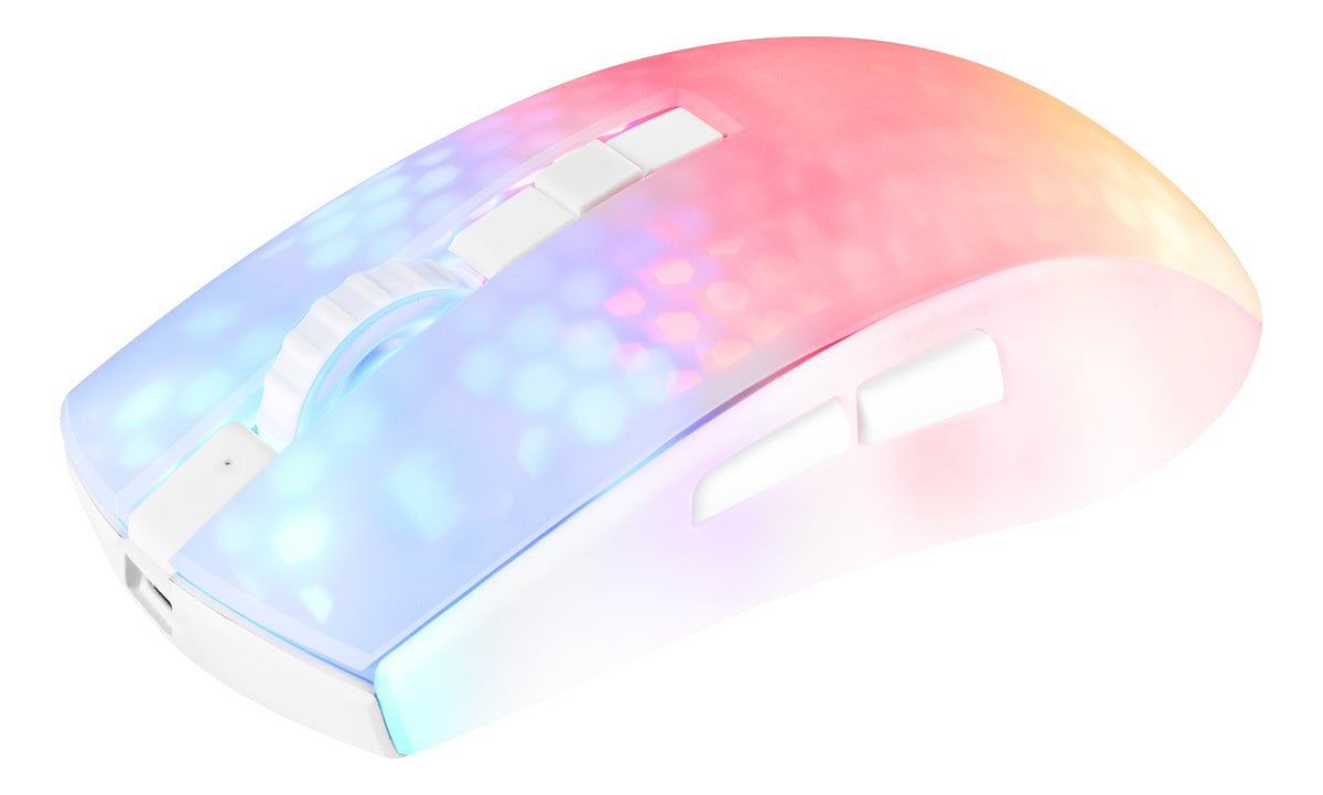 Deltaco Gaming WM89 wireless ultralight mouse, white