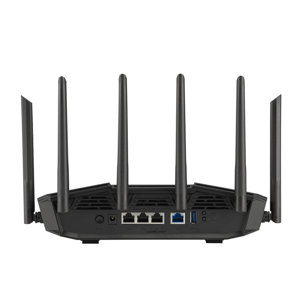 ASUS 90IG0A30-MO9C00 trådløs router 2.5 Gigabit Ethernet Tri-band (2,4 GHz/5 GHz/6 GHz) Sort