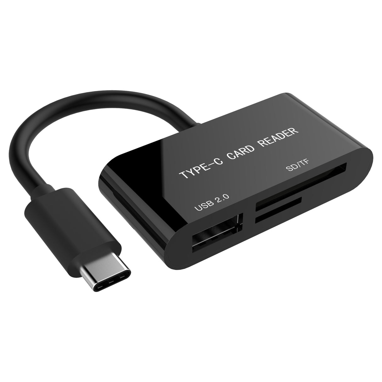 Gembird UHB-CR3-02 kortlæser USB 3.2 Gen 1 (3.1 Gen 1) Type-C Sort
