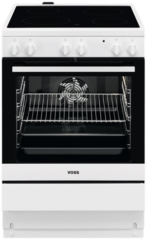 Voss VKK60300HV glaskeramisk komfur