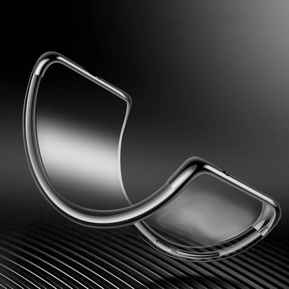 Clear Color Case Gel TPU Galvaniseret ramme Cover til Xiaomi Redmi Note 10 5G / Poco M3 Pro sort