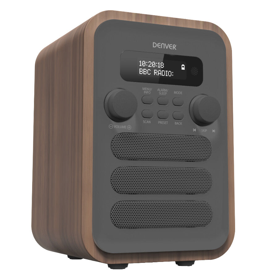 DENVER DAB-48 DAB bærbar radio Grå