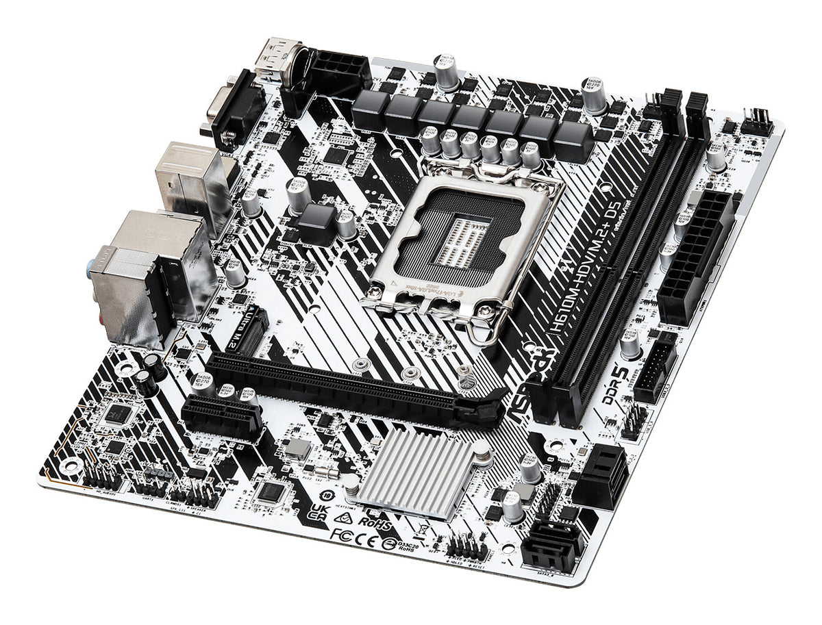 ASRock H610M-HDV/M.2+ D5 Micro-ATX LGA1700 Intel H610
