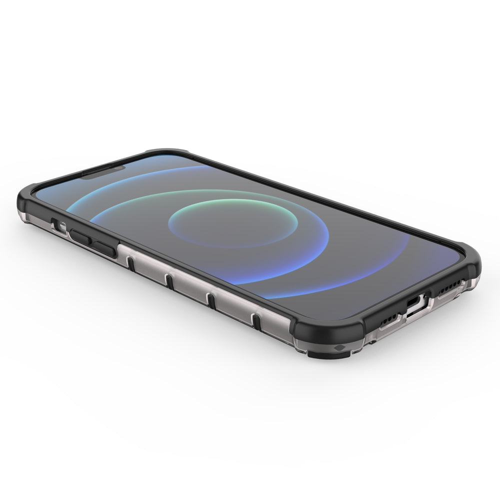 Honeycomb Case armor cover med TPU Bumper til iPhone 13 Pro Max blå