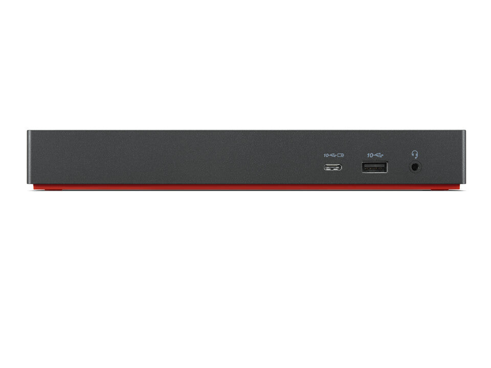 Lenovo 40B00300EU dockingstation Ledningsført Thunderbolt 4 Sort, Rød