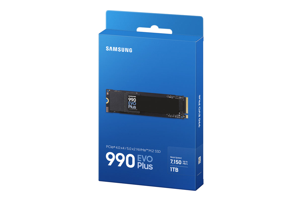 Samsung 990 EVO Plus SSD MZ-V9S1T0BW 1TB M.2 PCIe 5.0 x2 (NVMe)