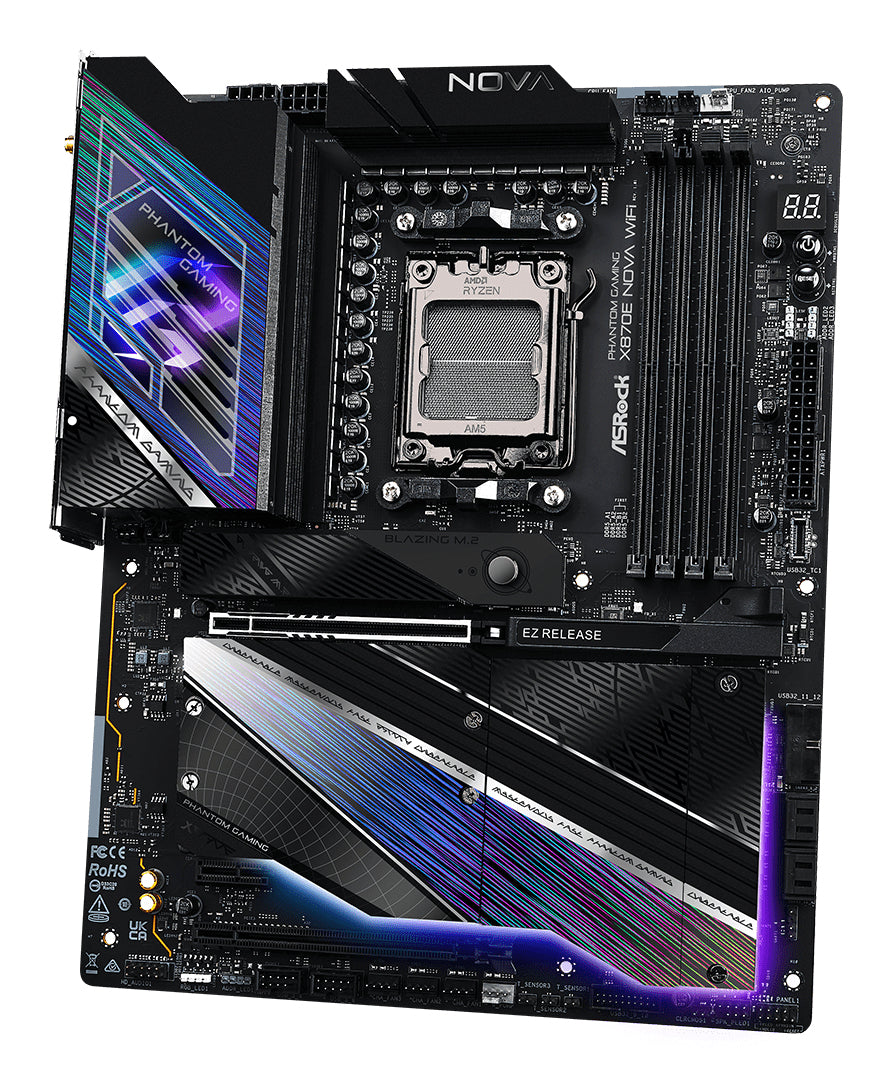 ASRock Phantom Gaming X870E NOVA WiFi ATX Socket AM5 AMD X870E