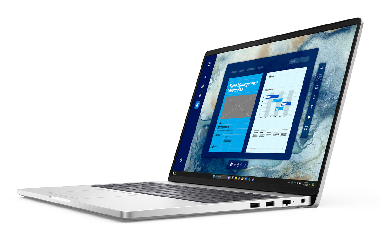 DELL Pro 16 PC16250 Intel Core Ultra 5 235U Laptop 40,6 cm (16") Full HD+ 16 GB DDR5-SDRAM 512 GB SSD Wi-Fi 6E (802.11ax) Windows 11 Pro Platin, Sølv
