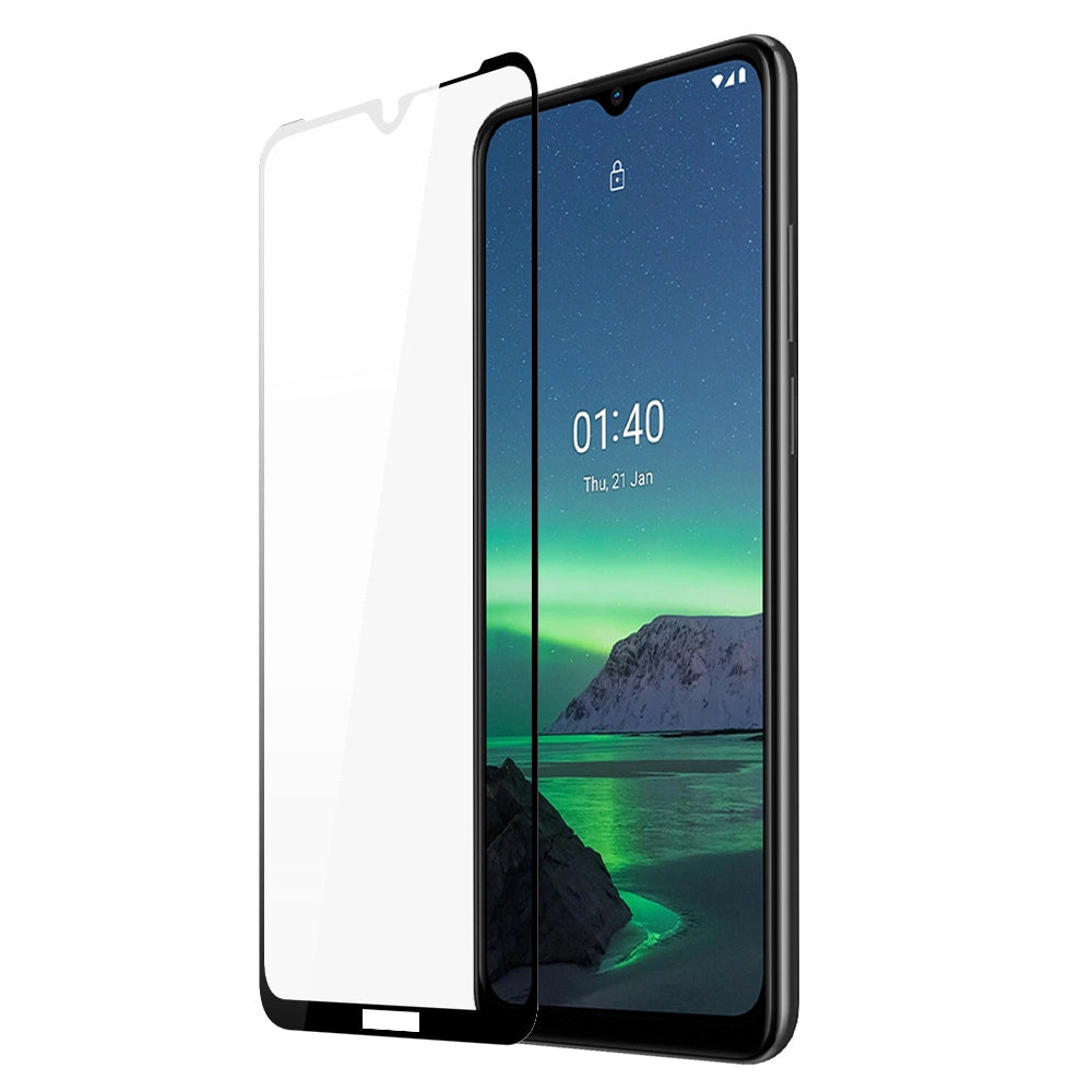 Dux Ducis 10D Tough Glass Screen Protector Full Covered with Frame for Nokia 1.4 gennemsigtig (case friendly)
