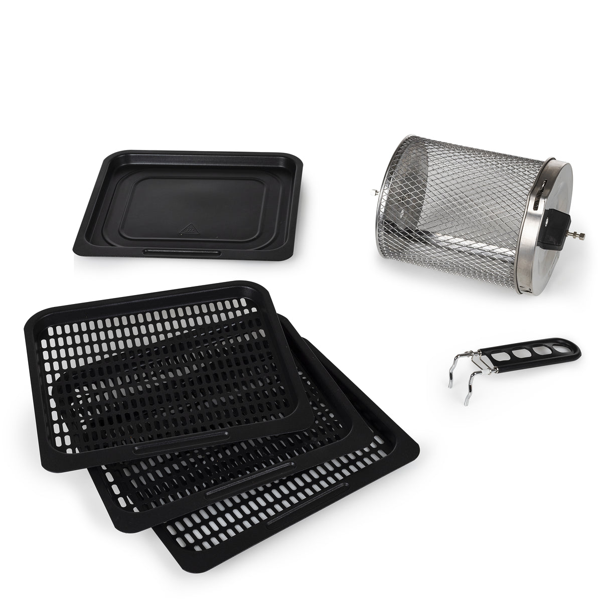 Princess 182065 Enkelt 10 L Enkeltstående 1500 W Varmluftsteger Sølv