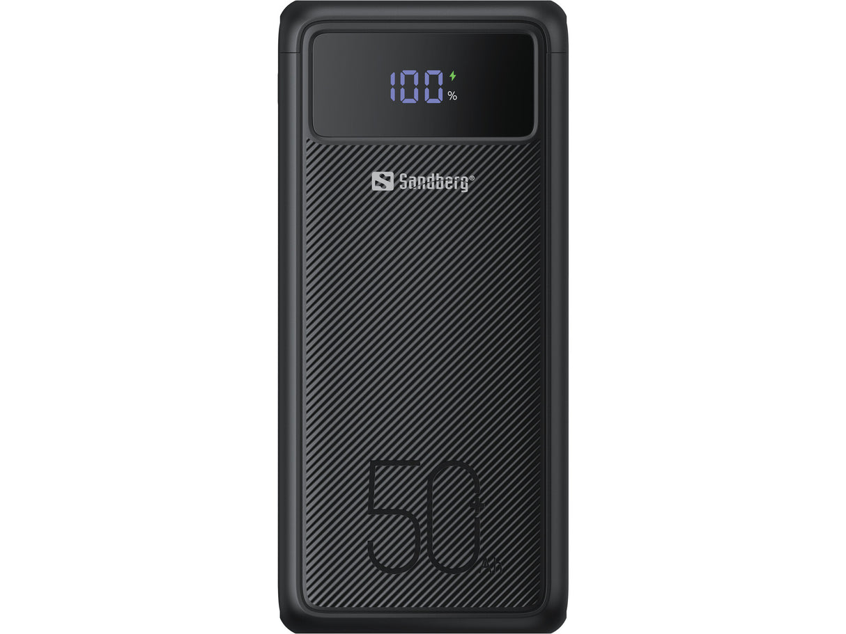 Sandberg 420-75 powerbank Lithium-Ion (Li-Ion) 50000 mAh Sort