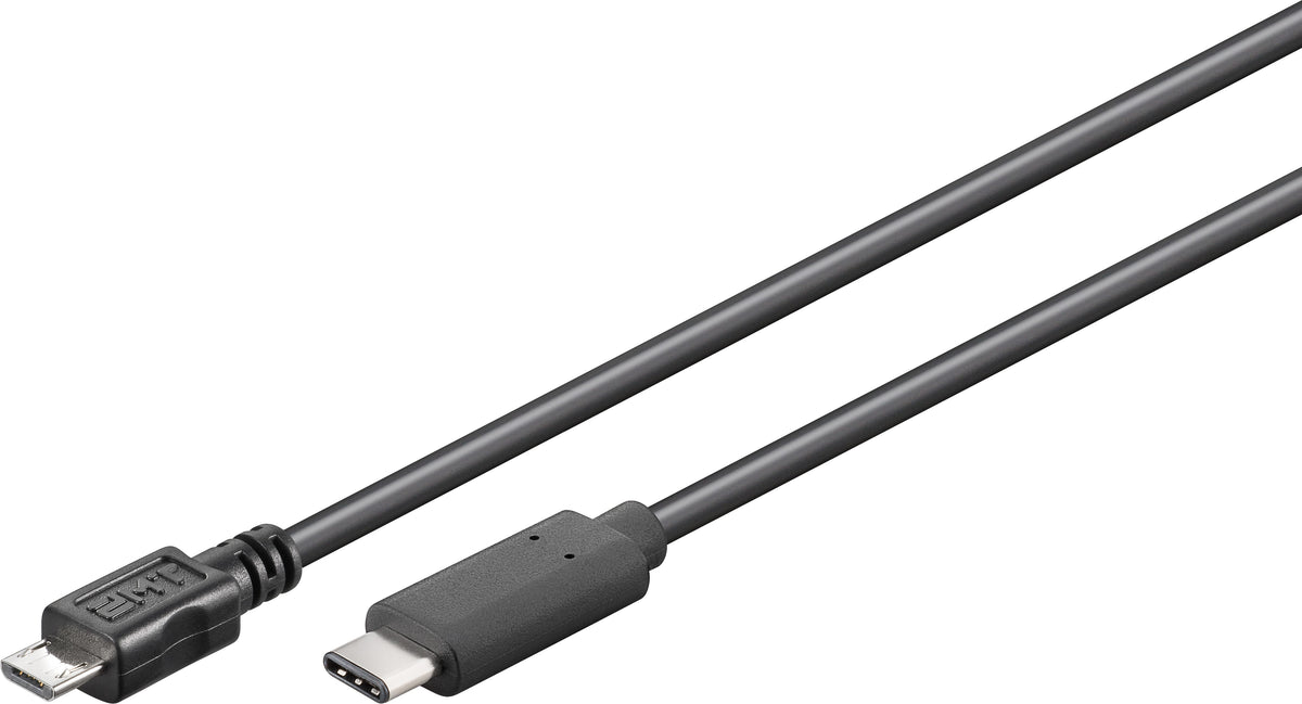 goobay USB-C adapter 20cm Sort