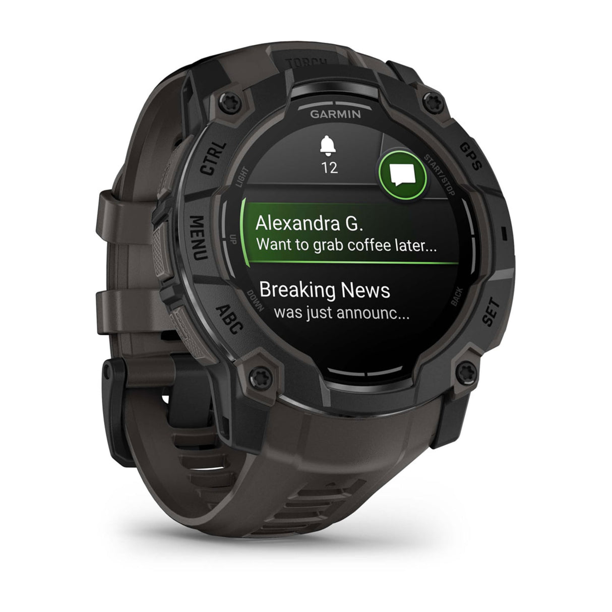 Garmin Instinct 3 AMOLED 50mm (sort/charcoal)