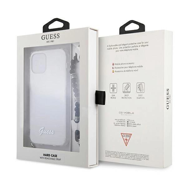 Guess GUHCP12LKPSBK iPhone 12 Pro Max 6.7" Transparent hardcase Black Pearl