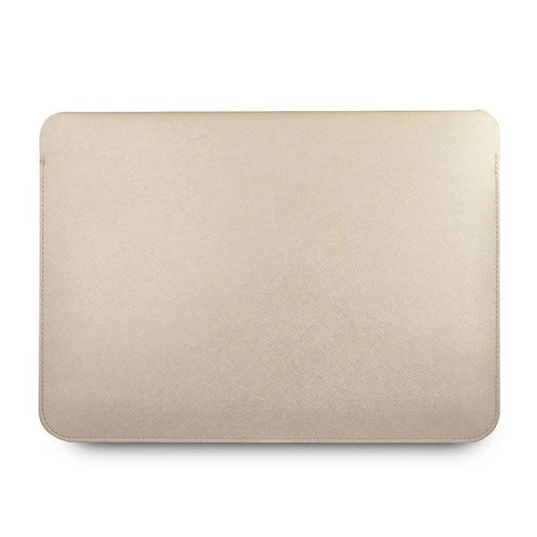 Guess Saffiano Script case for a 13" laptop - gold