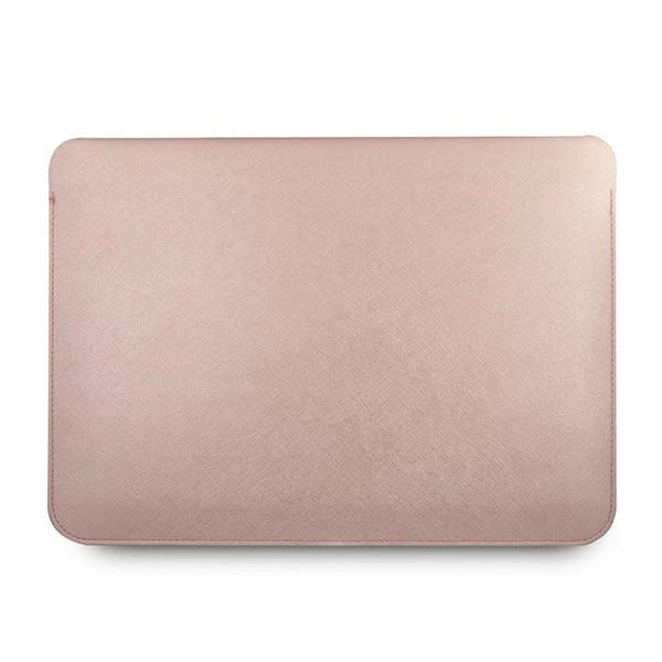 Guess Saffiano Script cover for a 13" laptop - pink