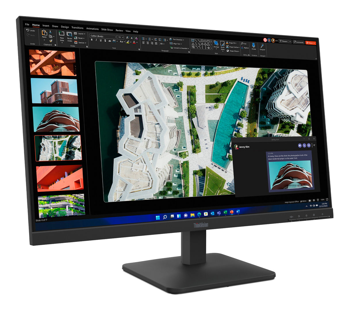 Lenovo ThinkVision S27-4e computerskærm 68,6 cm (27") 1920 x 1080 pixel Fuld HD LCD Sort