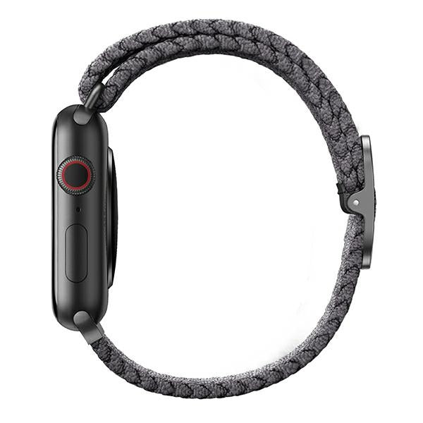 Uniq Aspen flettet rem til Apple Watch 1/2/3/4/5/6/7/8/SE/SE2 40/38/41 mm - Grå