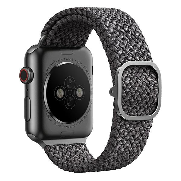 Uniq Aspen flettet rem til Apple Watch 1/2/3/4/5/6/7/8/SE/SE2 40/38/41 mm - Grå