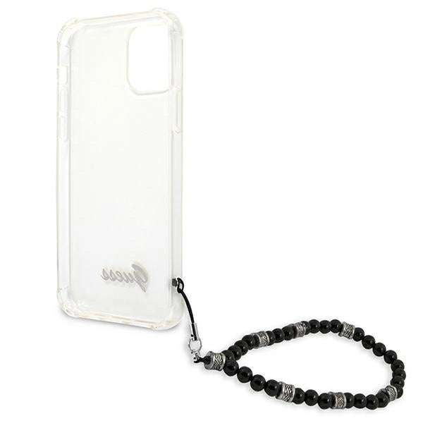 Guess GUHCP12MKPSBK iPhone 12/12 Pro 6.1" Transparent hardcase Black Pearl