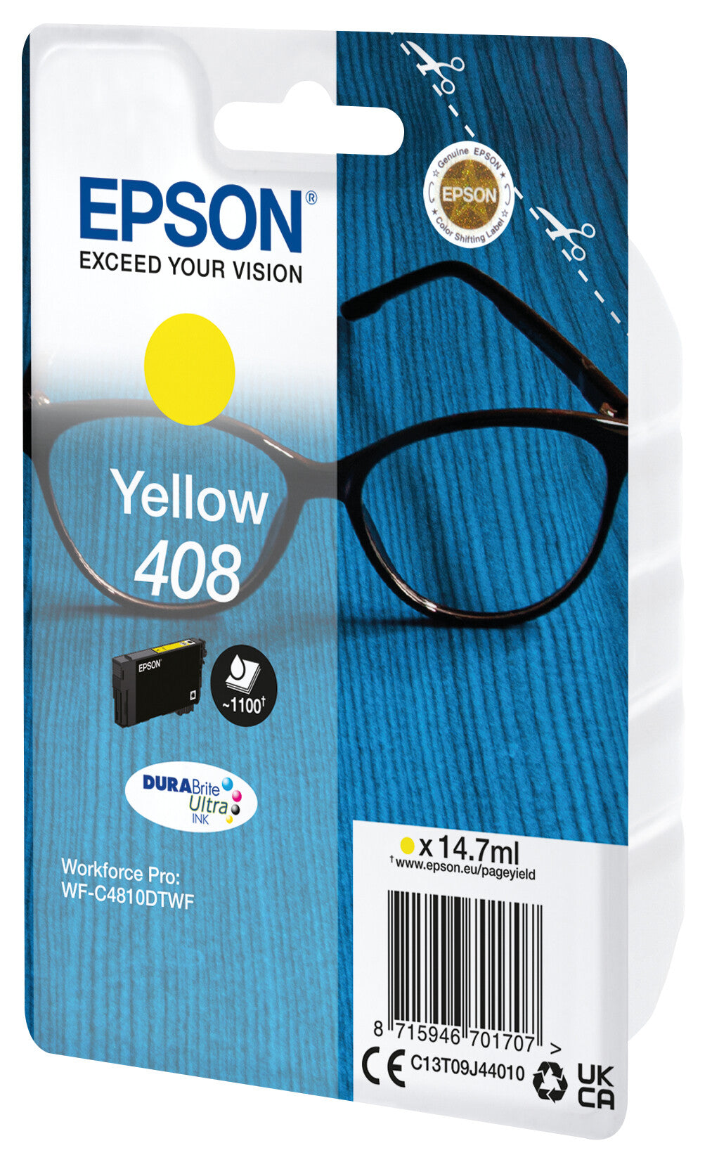 Epson C13T09J44010 blækpatron 1 stk Original Standard udbytte Gul