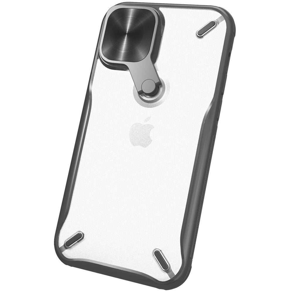 Nillkin Cyclops Case holdbar kuffert med kameraomslag og sammenklappelig stand til iPhone 13 Pro Max sort