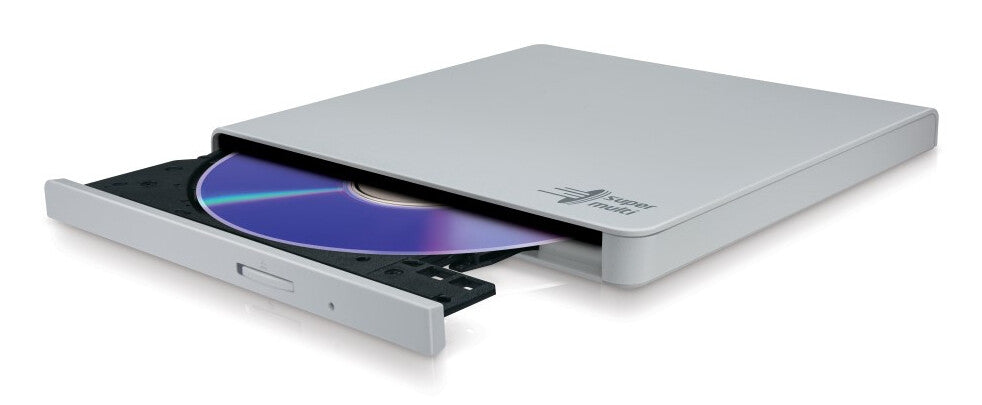 Hitachi-LG Slim Portable DVD-Writer optisk diskdrev DVD±RW Hvid